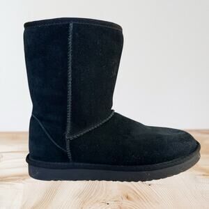 Koolaburra By UGG Burra Short Boots Black Size 7 Mens Suede Leather Fun Comfy
